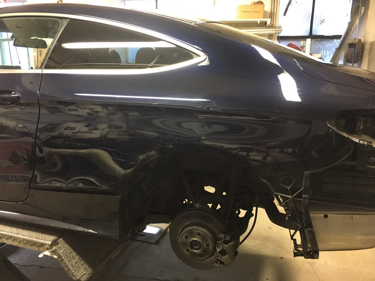 Mercedes Benz C-Coupe Seitenschaden